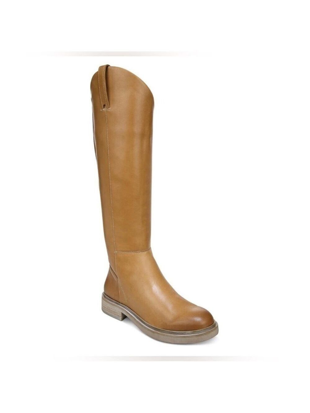 Sam Edelman Fable Knee High Riding Boots in Cashew Leather - NWT